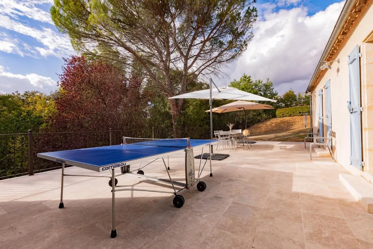 Roques Cottage - Spacieuse Maison Pierre Avec Piscine Chauffee, Cuisine D'Ete, Petanque, Ping-Pong Et Jeux Enfants - 10 Min De Vic Roques (Gers)